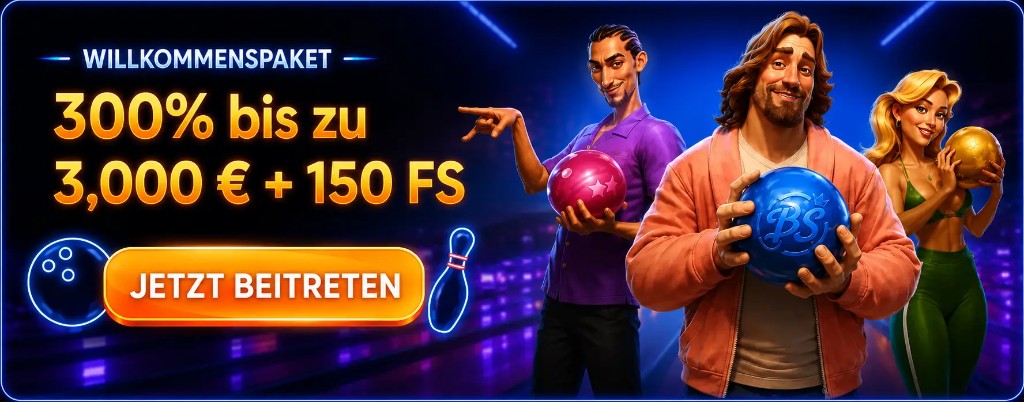 DudeSpin Casino Willkommenspaket mit 300 % bis 3.000 € und 150 Freispielen